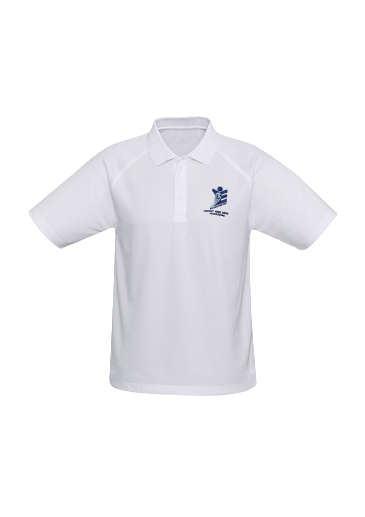 Trident High School Polo Shirt White | Trident High School